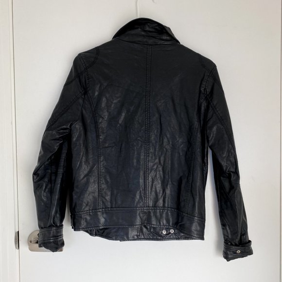 S Faux Leather Jacket by Blu Pepper - Picture 6 of 8